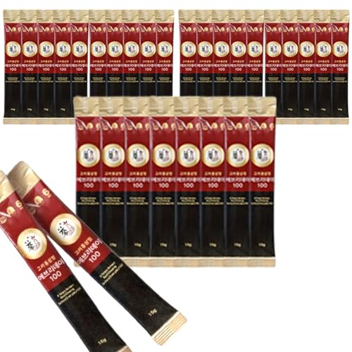 Amazon | 高麗紅参濃縮液 6年根 高麗紅参濃縮液スティック15g x 週間分
