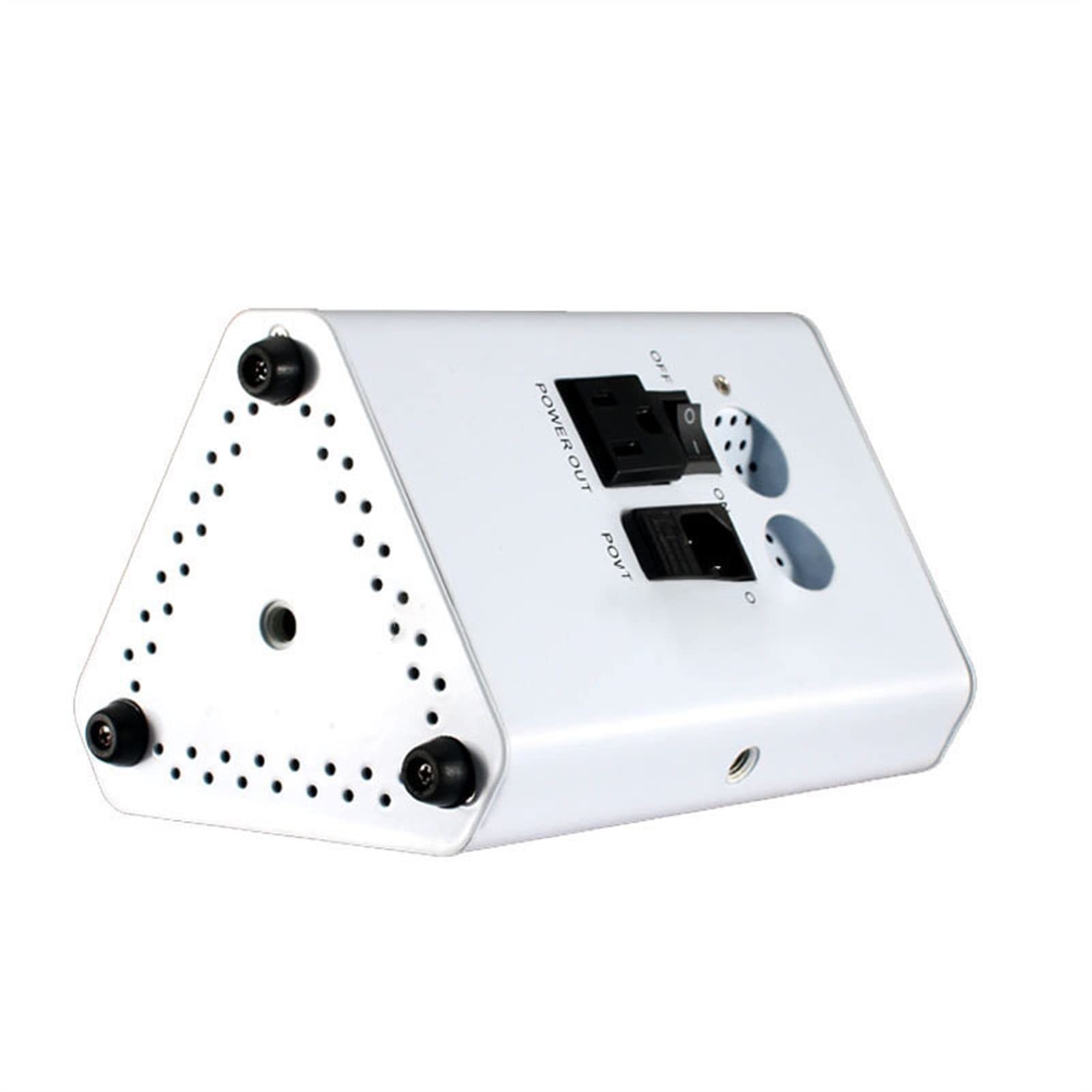 DJ-Licht für Partys, 18w Battery operated Wedge Par RGBWA+UV 6 in 1 Remote control Wireless Mini Led Uplight(White housing)