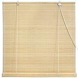 Oriental Furniture Matchstick Roll Up Blinds - Natural - (36 in. x 72 in.)