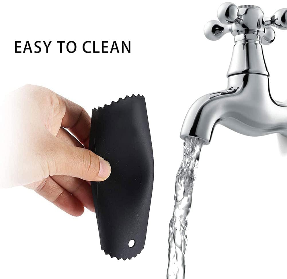 Knoflookschiller van silicone, 5 stuks, rol voor het verwijderen