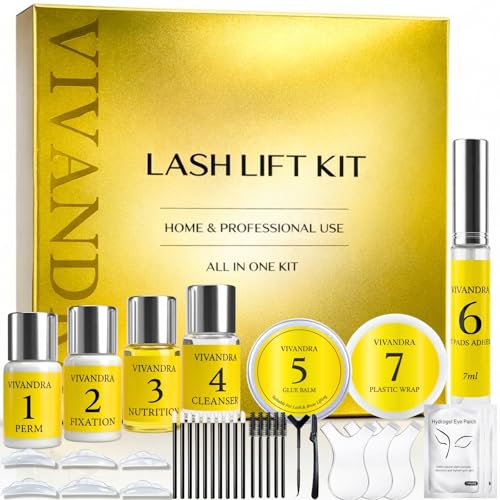 Wimpernlifting Set Professionelles Lash Lifting Set für langanhaltenden Schwung Salonqualität für Zuhause Einfaches DIY Set für vollere natürlich wirkende Wimpern