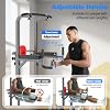 Barra de dominadas RELIFE REBUILD YOUR LIFE de pie para gimnasio en casa | Estación de fondos y dominadas, equipo de fitness multifuncional para dominadas, fondos, flexiones, entrenamiento de fuerza de cuerpo completo 6