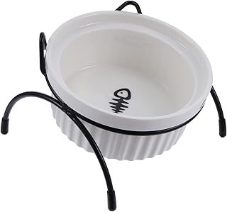 POPETPOP Tigelas De Cerâmica Para Gatos 1 Peça Tigela Para Animais De Estimação Tigela De Cerâmica Para Gatos Tigela De Água Aquecida Tigela De Cerâmica Para Pescoço Tigelas Para Cachorros