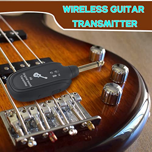Sistema Inalámbrico UHF para Guitarra Transmisor Receptor con Batería Recargable Integrada miniatura 6