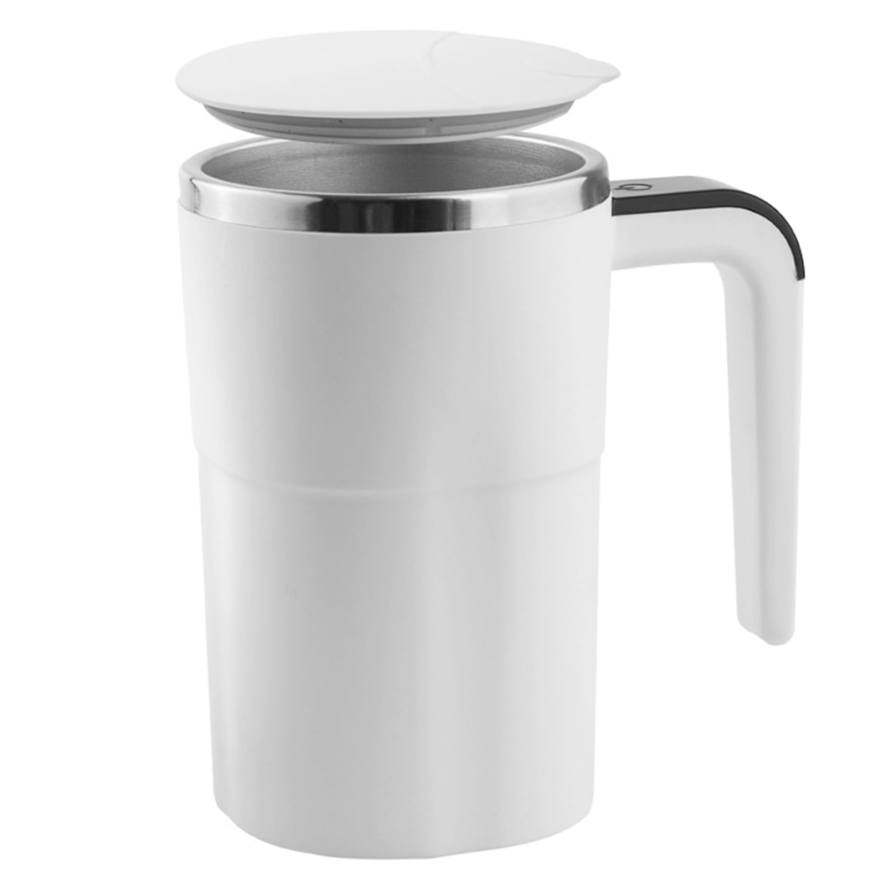 Tasse auto-remuante 380ml mug magnétique rechargeable blanc avec température