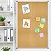 Lockways Cork Board Bulletin Board, Double Sided Corkboard 36