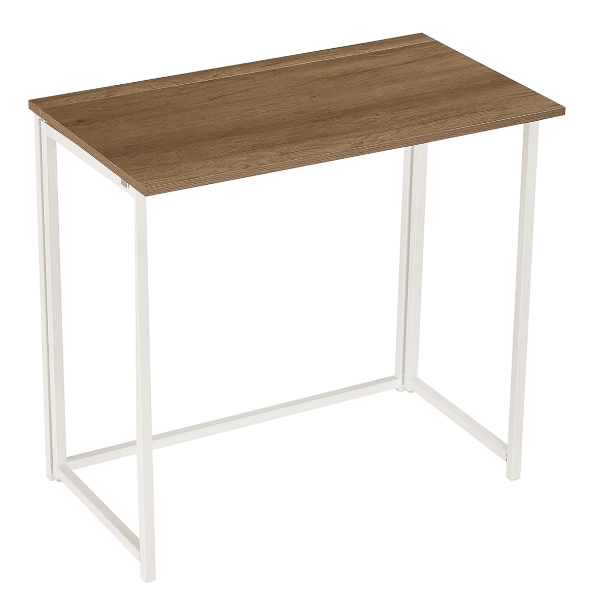 Direct Online Houseware House of Home Klapptisch, Weiß Kompakt Faltbarer Computertisch für kleine Räume, einfache Montage, Schreibtisch für Home Office