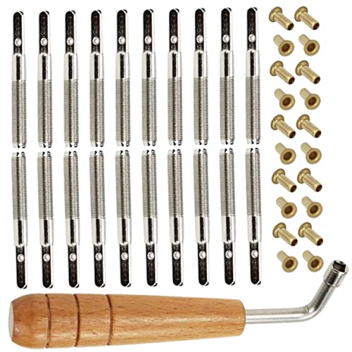 GOOHOCHY Lyre String Pegs for Harp Tuning Pin Nails Slack Adjuster Tools Precision Tuning Accessory