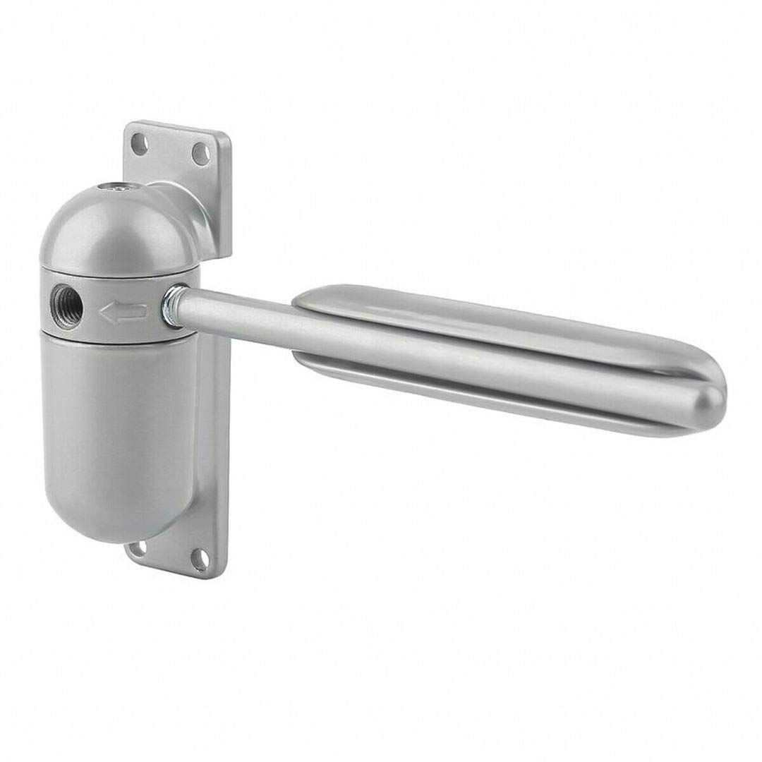 Lkfjnhepf One Color Door Closer Zinc Alloy Durable Automatic Mounted Spring Door Closer Adjustable Surface 8.8 * 2.5 * 3.5Cm Closes Doors Up To Be 68Kg