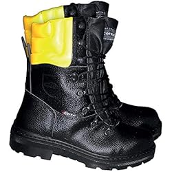 Botas De Soldador Precio Cofra, Woodsman BIS Botas resistentes a cortes resistentes para trabajadores forestales, 43, Negro
