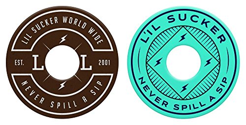L’il Sucker Suction Rings, Drink Holders, Never Spill a Sip, Pack of 2