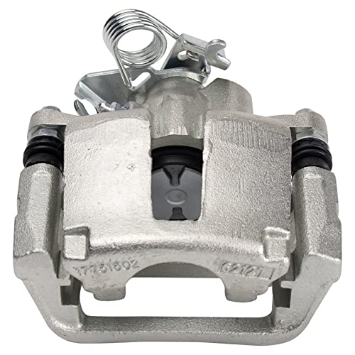 Image of TRQ Rear Driver and Passenger Side Brake Caliper Set 2 Piece for 2013-2018 Ford Explorer 2013-16 Lincoln MKS
