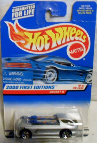 Mattel Hot Wheels 2000 First Editions 1:64 Scale Silver Deora II Die Cast Car #005