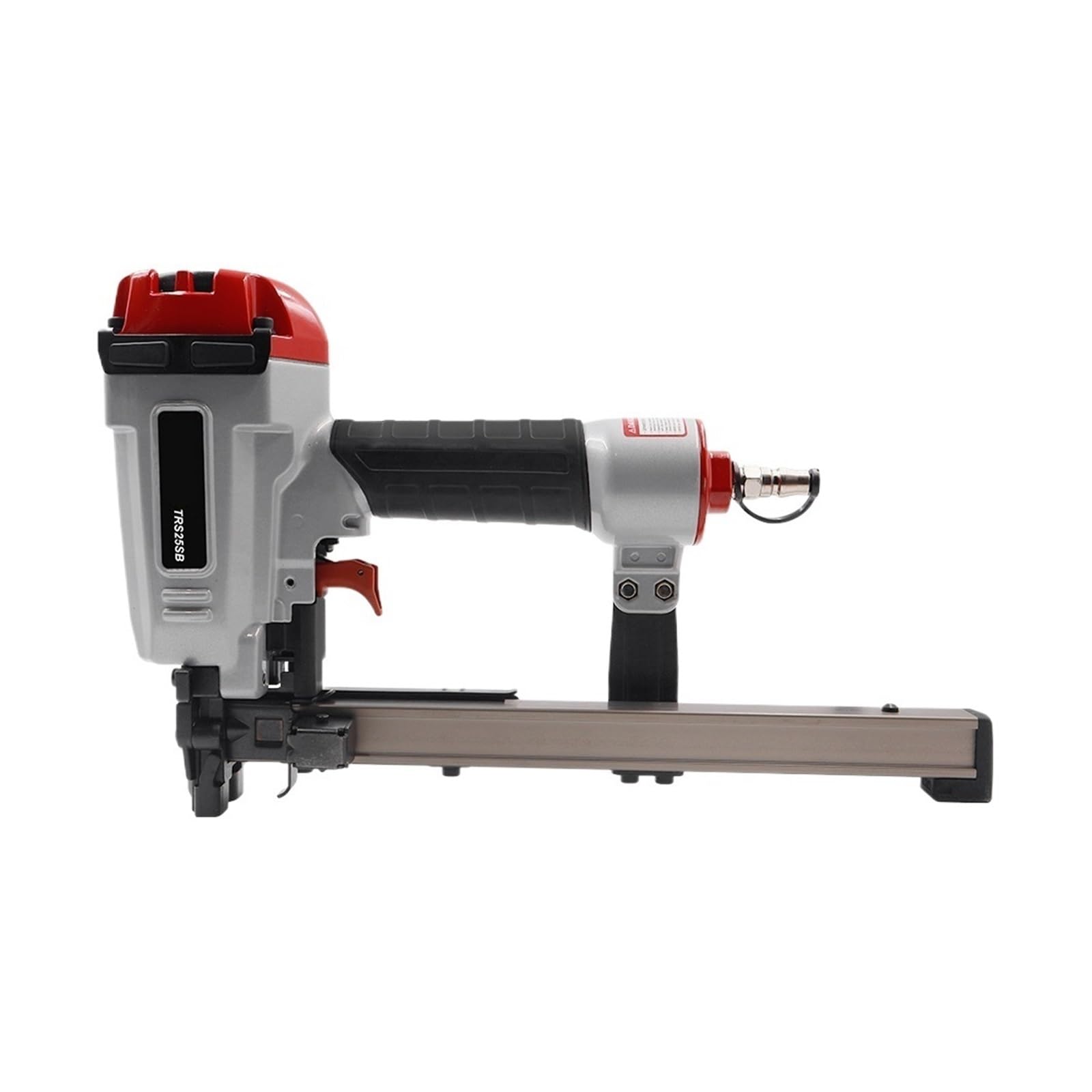 Pistola sparapunti pneumatica senza olio Cucitrice pneumatica 16GA 1 pollice Corona larga TRS25B Uso della cucitrice meccanica for la lavorazione del legno Strumento di decorazione del tetto