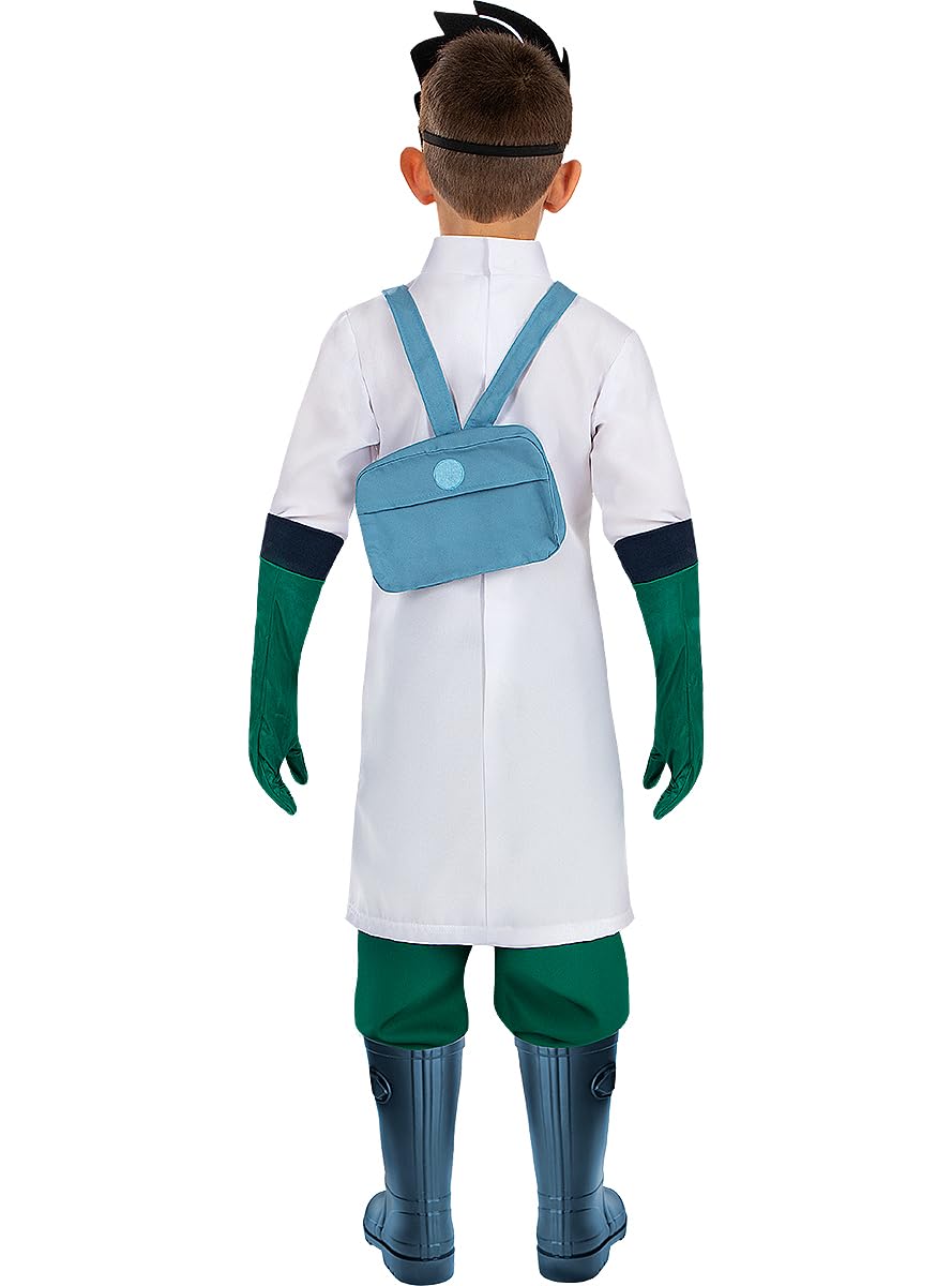 Funidelia | Costume Romeo PJ Masks per bambino Super Pigiamini, Gattboy, Gufetta, Geco - Costume per bambini e accessori per Feste, Carnevale e Halloween - Bianco