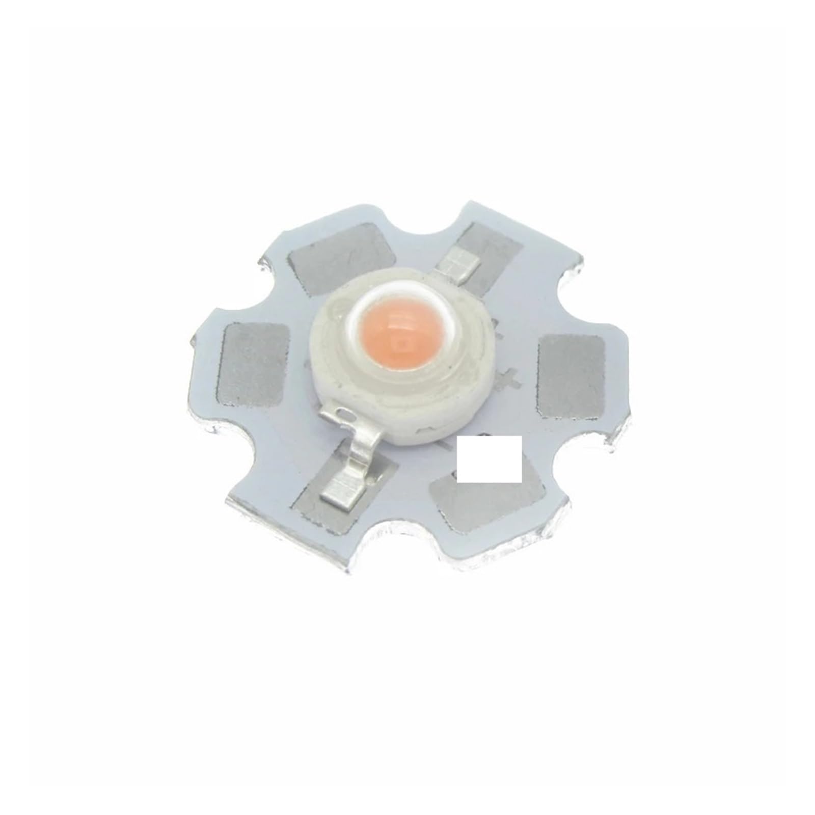 10pcs 1W-36W Round Aluminum Base Plate Heat Sink Install 1W High Power LED Diodes Full Spectrum White Warm White Red Green Blue(24W 118mm,Deep Red 660nm)