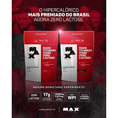 Mass Titanium Zero Lactose (2,4Kg) - Chocolate - Max Titanium