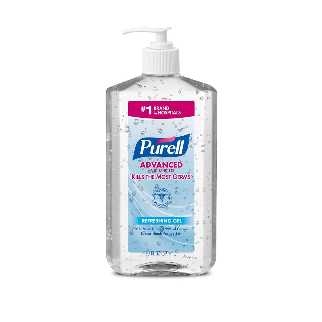 Hand Sanitizer, 20-oz. Pump Bottle, 12/Carton