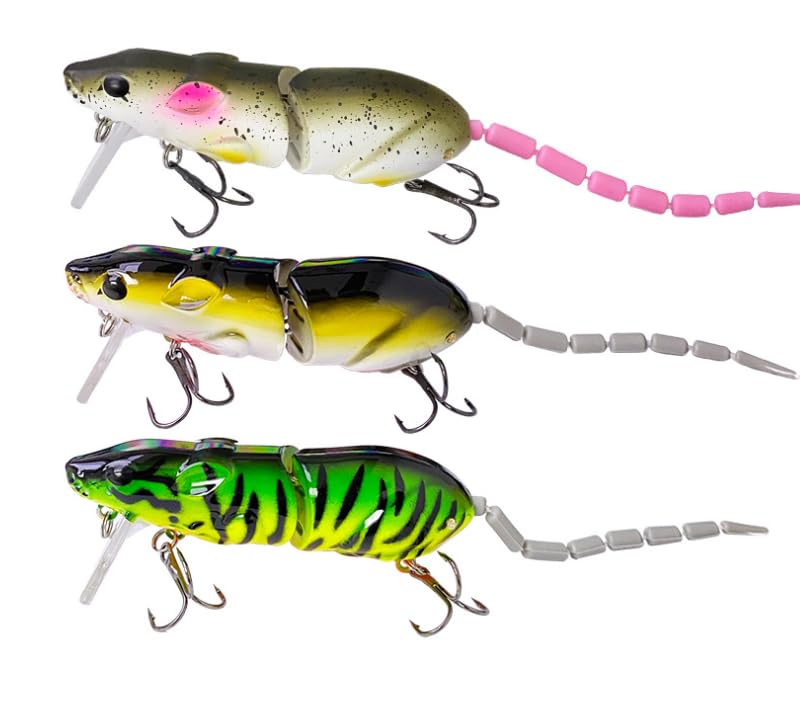 bass fishing mouse lure 5 Rat Soft Rubber Lures Baits Top Water Tackle Hooks Bait Prepare for the upcoming Bass season As everybody knows Spirebuzz Ratstrike 3D Lifelike Mouse