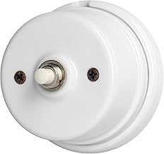 Merlotti 40.427 Push Button for Vision Systems, 250 V, White