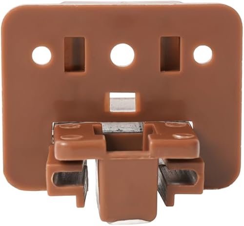 Miniatura 4 de Guías deslizantes de cajones de plástico, paquete de 10 tapones para cajones de tocador, piezas de repuesto, kit de reparación de rieles de cajones