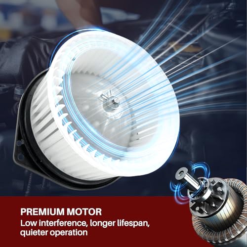 Image of 700038 AC Heater Blower Motor Fan Assembly Fit for Mitsubishi Lancer 2002-2007, Outlander 2003-2006 MR568593