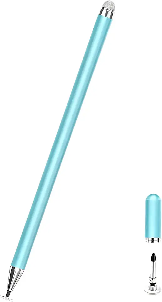 Caneta Stylus para Samsung Galaxy Tab A9Plus/A9/A8 Plus/A8/A7, compatível com iPad iOS/Android 15/14, todos os dispositivos sensíveis ao toque, caneta S de alta sensibilidade universal (azul)