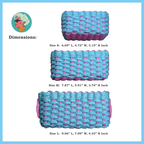 Set de 3 cestas de almacenamiento recicladas - 50% de descuento