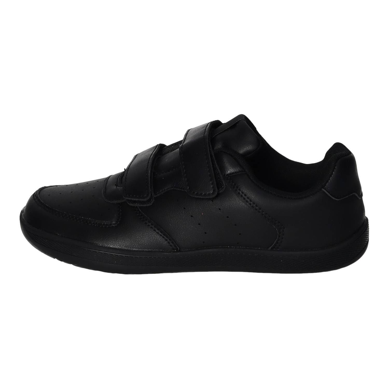 DEMAX 7-V1225B Zapatillas Deportivas Barefoot Mujer DEMAX Negras con Cierre Adhesivo y Suela Antideslizante Mujer Deportivos