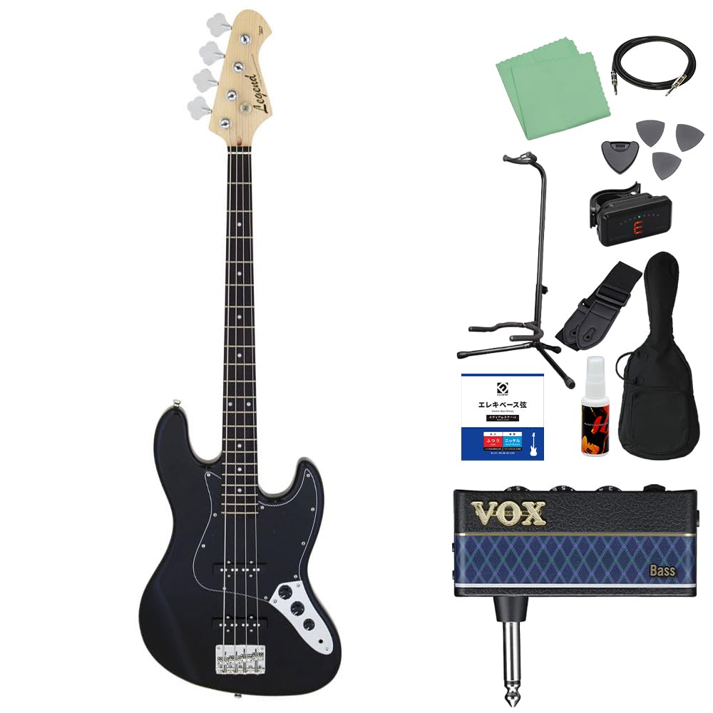 LEGEND LJB-Z ベース ヘッドホンアンプ付ジャズべタイプ レジェンド Amazon | LEGEND LJB-Z ベース 初心者12点セット 【ヘッドホンアンプ付