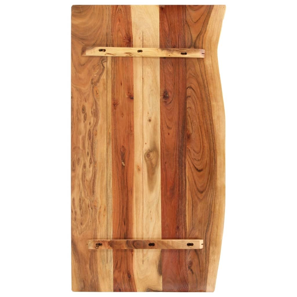 Piano mobile lavabo da bagno Acacia 100x52x3,8 cm