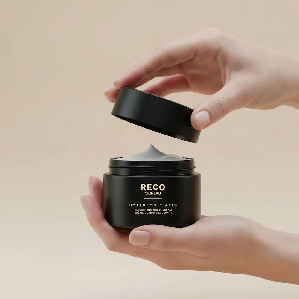 Crema Antiarrugas Mujer de Noche con Ácido Hialurónico + Progeline 50ml – Crema Facial Efecto Lifting, Reafirmante y Rellenadora Antiedad
