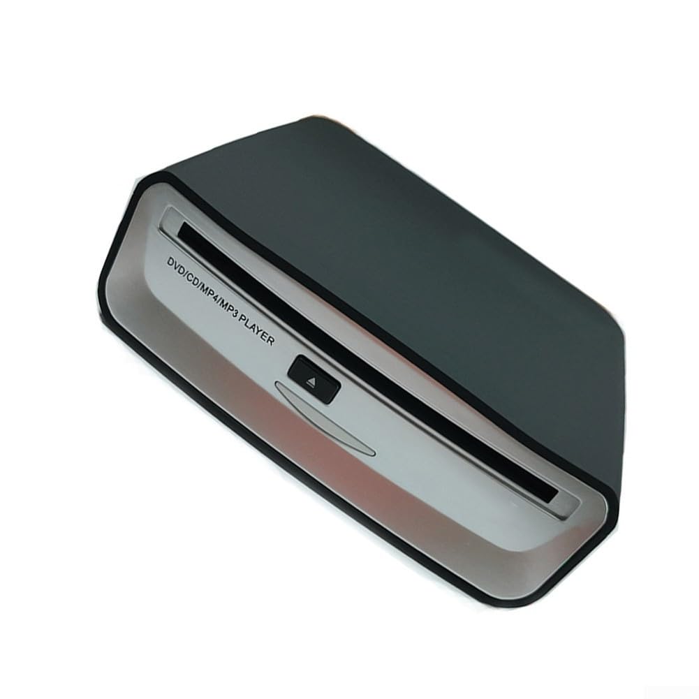 Lettore CD esterno con connessione USB per auto e laptop, lettore audio senza perdite, lettore musicale portatile compatto in materiale ABS nero, design elegante per uso domestico o veicolo