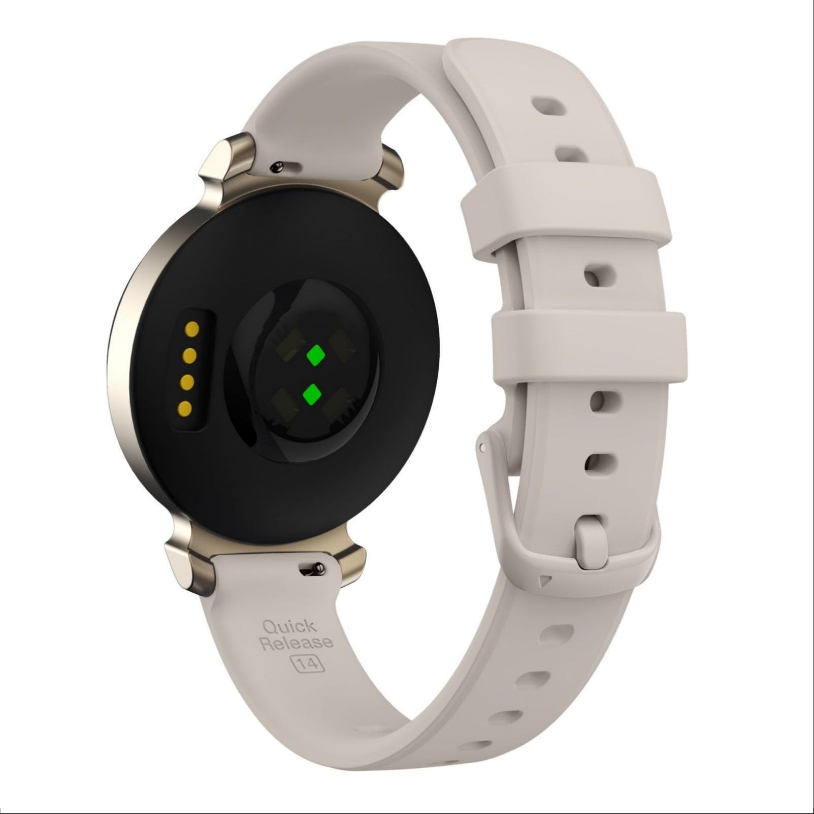 GIOPUEY Silikon-Armband Für Garmin Lily 2/Classic/Active – Weich, Atmungsaktiv & Ladekompatibel (grau)