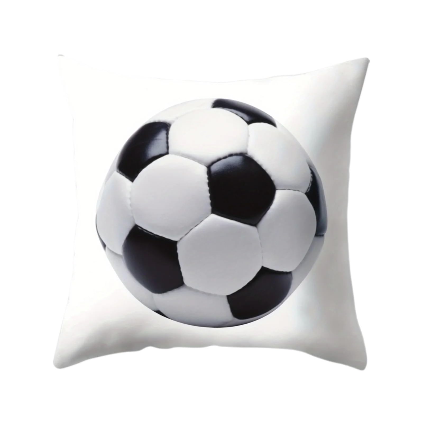 GIYXHU Football Pattern Pillow, Sport Theme Decor, Woven Polyester, Zipper Closure, For Sofa Bedroom for Sofa(Color1)