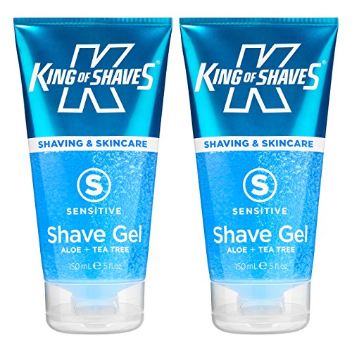 King of Shaves Sensitive Shaving Gel 5.9 fl.Oz / 175ml (x2) TWIN-PACK