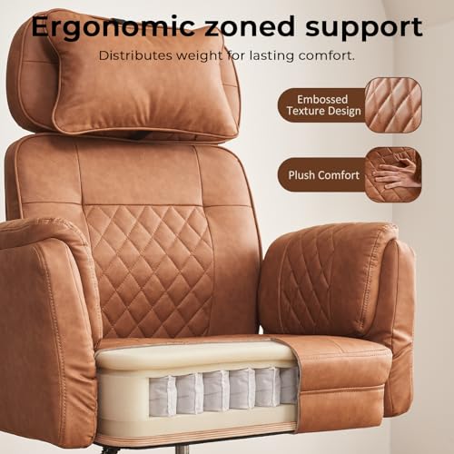 Luxury leather executive chair