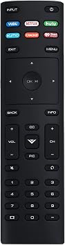 XRT136 Replace Remote Control fit for VIZIO Smart LED TV E55-E1 E55-E2 E32-D1 E43-E2 E65-D1 E48-D0 E48U-D0 E49U-D1 E50-D1 E50-E1 E50-E3 M60-D1 M65-D0 M65-E0 M70-D3 M70-E3 M75-E1 P75-E1 M55-E0 M55-D0