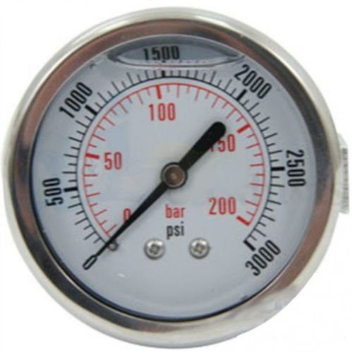 Baler Hydraulic Density Pressure Gauge 3000 PSI fits Case IH RB454 RB464 RB554 RB564 RBX451 RBX452 RBX453 RBX461 RBX462 RBX463 RBX552 RBX553 RBX561 RBX562 RBX563 857072 fits New Holland 2000 857072