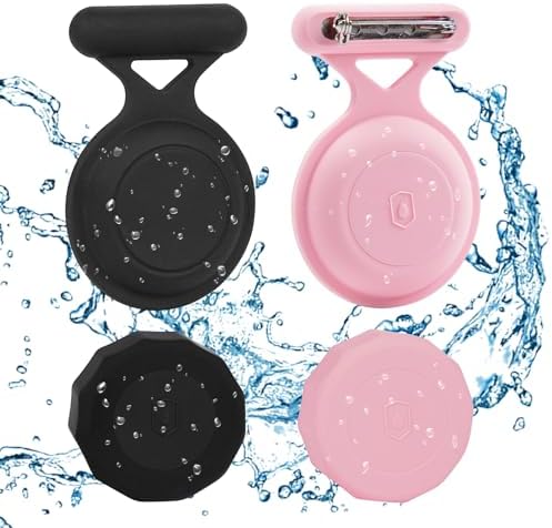 4 Pack AirTag Holder For Kids - Hidden Waterproof Case With 3M Adhesive For Tracking