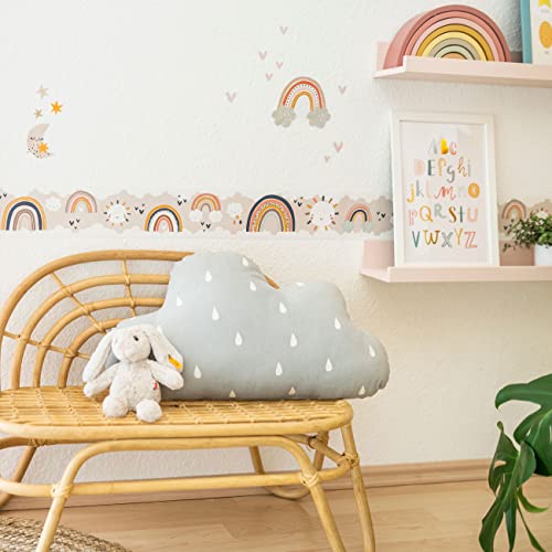 Papierdrachen Rainbow Border for Children's Room, Wallpaper for Beautifying Walls and Theme Rooms - Image 4