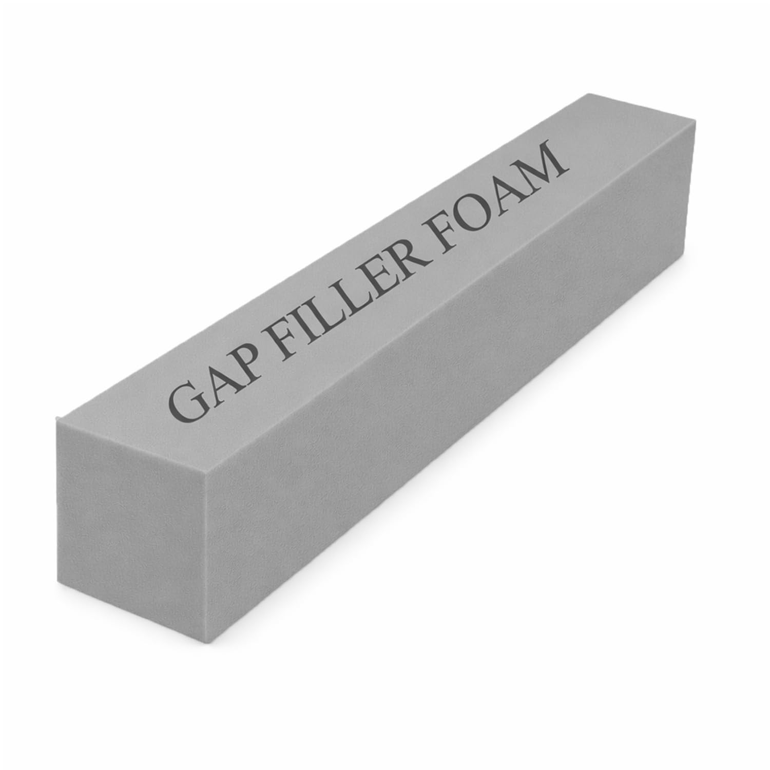 Pinkfairy High Density Foam Gap Filler for Sofa Bed & Headboard | Mattress Extender Rectangle Bolster Support Pillow | Durable Armrest Foam Cushion (Grey, 120x20x10cm)
