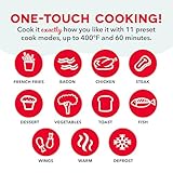 DASH 7qt Clear View Digital Air Fryer - Cream