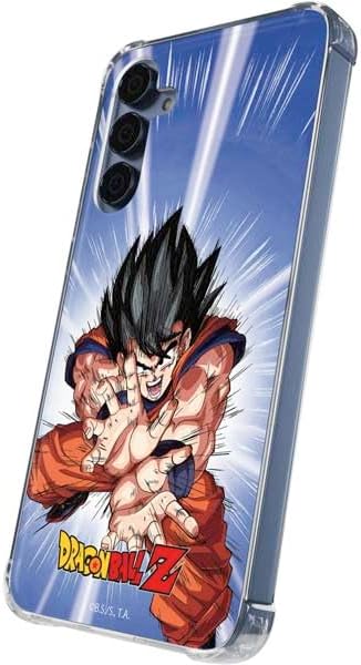 Skinit Clear Phone Case Compatible with Galaxy A35 5G - Officially Licensed Dragon Ball Z Goku Kamehameha Blast Design