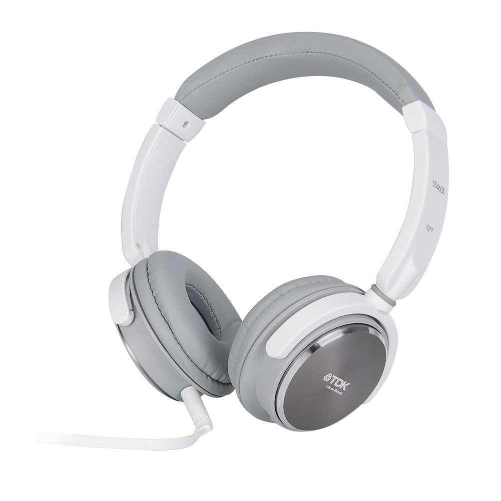 TDK Life on Record ST460s Smartphone On-The-Ear Headphones White