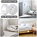 Dream Master 5 Pack LED Battery-powered Wireless Night Light Stick Tap Touch Lamp Stick-on Push Light for Closets, Cabinets, Counters, or Utility Rooms,Cordless Touch Light,Batteris Not Included