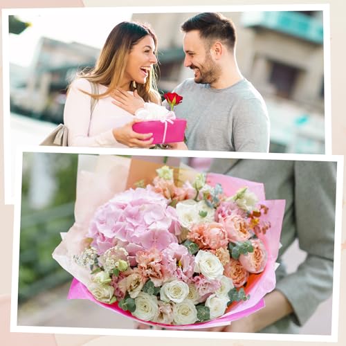 Image of woric 160 Sheets Pink Tissue Paper for Gift Bags 20 X 14 Inches