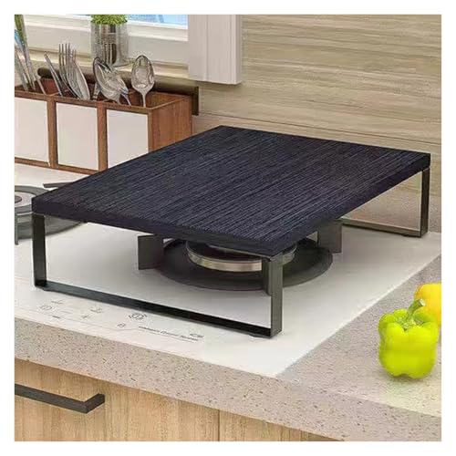 QSTGX Cubre Encimera Madera Protector Placa Induccion 30 x 40 x 9.6 cm para encimeras, fregaderos, autocaravanas y cocinas eléctricas Flexible y móvil(E)