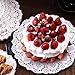 HAKSEN 108 PCS Paper Doilies, 6.5, 8.5 and 10.5 inch Lace Doilies for Tables, Round Paper Placemats for Party Table Cakes Dessert Trays Tableware Crafts Wedding and More
