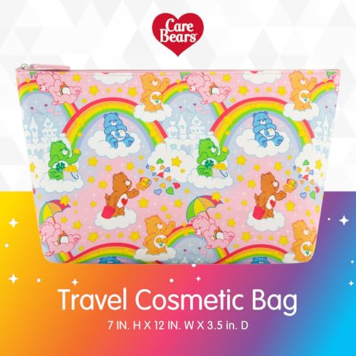 Care Bears Women's Makeup Bag, Small Travel Cosmetic Zipper Pouch Organizer, Lavender by Concept One - Used condition - Image 2